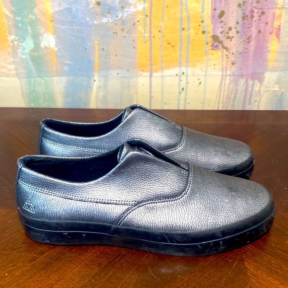 HUF Dylan Rieder Silver Black Slip-OnSkateboardingshoes Mens size